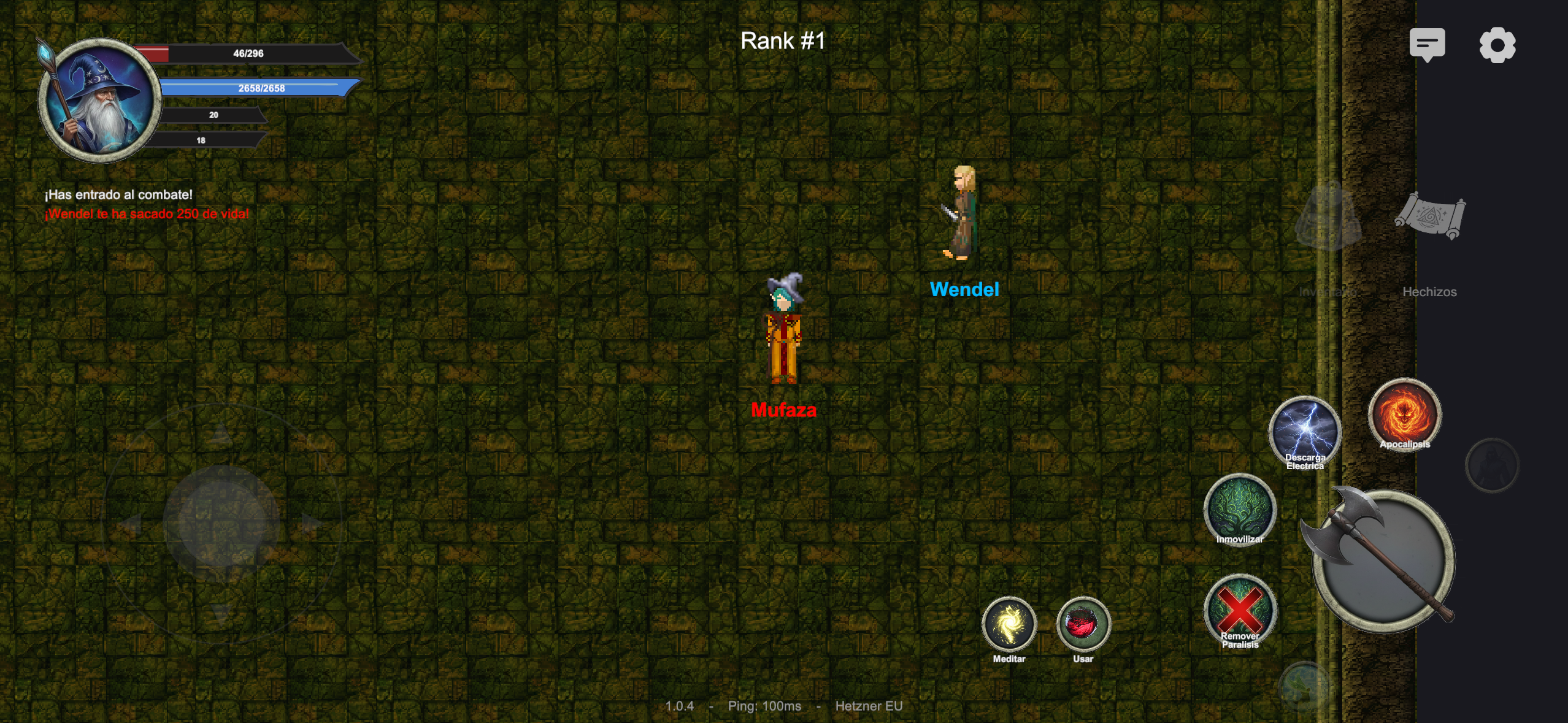 PvP en la arena, primer release en producción